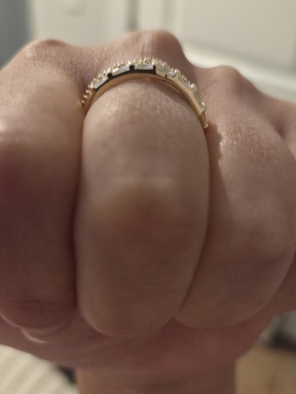✨️ Cz Stacking Rings - Sparkling Set, Gold-plated - Picture 6 of 7